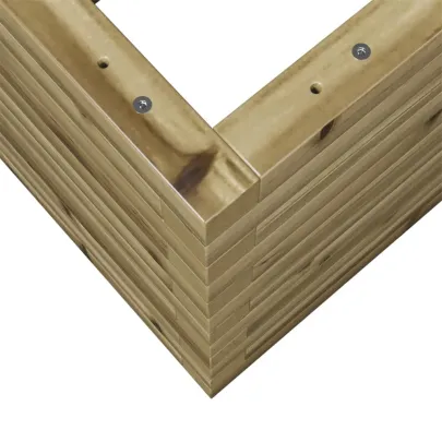Jardinieră Grădină Lemn Pin Impregnat - 110x40x46 cm