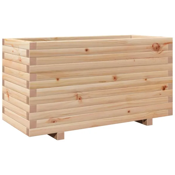 Jardinieră Grădină Lemn Masiv Pin - 90x40x49,5 cm