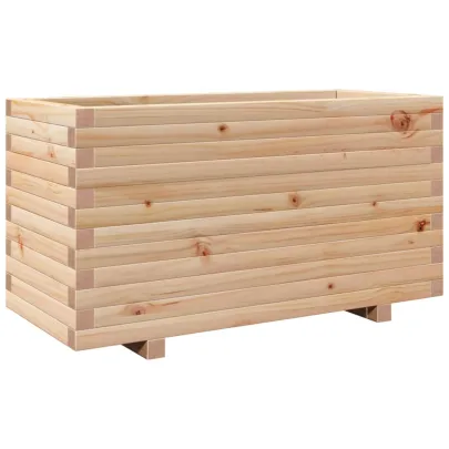 Jardinieră Grădină Lemn Masiv Pin - 90x40x49,5 cm