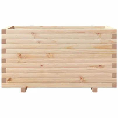 Jardinieră Grădină Lemn Masiv Pin - 90x40x49,5 cm