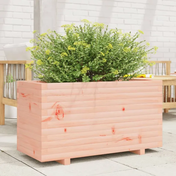 Jardinieră Grădină Lemn Masiv Douglas - 90x40x49,5 cm
