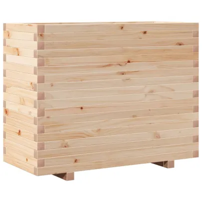 Jardinieră Grădină Lemn Masiv Pin - 90x40x72 cm