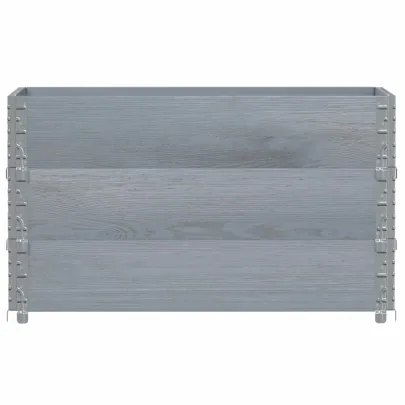 Jardinieră Grădină Gri - Lemn Masiv Pin 100x50 cm | Livrare Gratuită