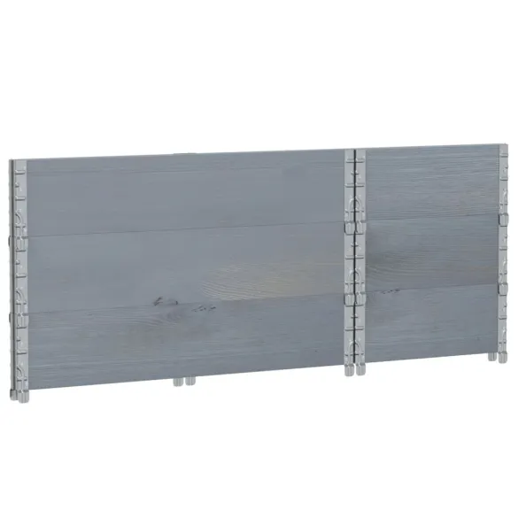 Jardinieră Grădină Gri - Lemn Masiv Pin 100x50 cm | Livrare Gratuită