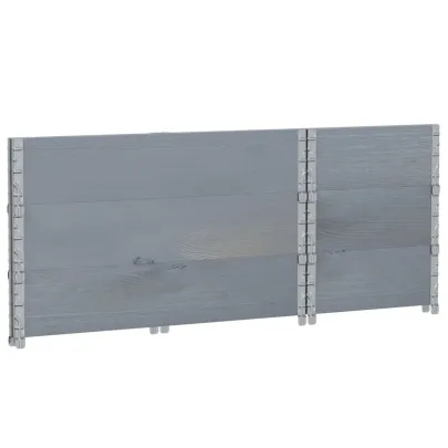 Jardinieră Grădină Gri - Lemn Masiv Pin 100x50 cm | Livrare Gratuită