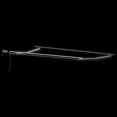 Copertină Retractabilă Manuală cu LED-uri - Vișiniu 500x300 cm