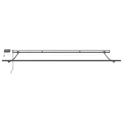 Copertină Retractabilă Manuală cu LED-uri - Vișiniu 500x300 cm