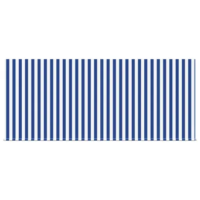 Cortină Retractabilă Exterior 300x200 cm - Albastru și Alb
