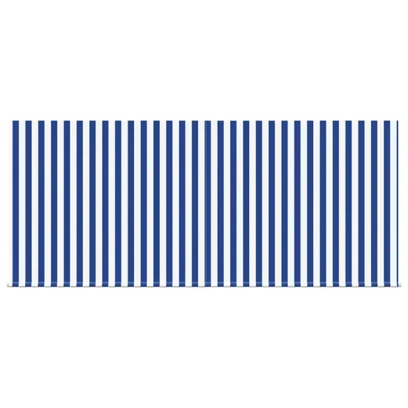 Cortina Retractabilă Albastru și alb 300 x 200 cm țesătură