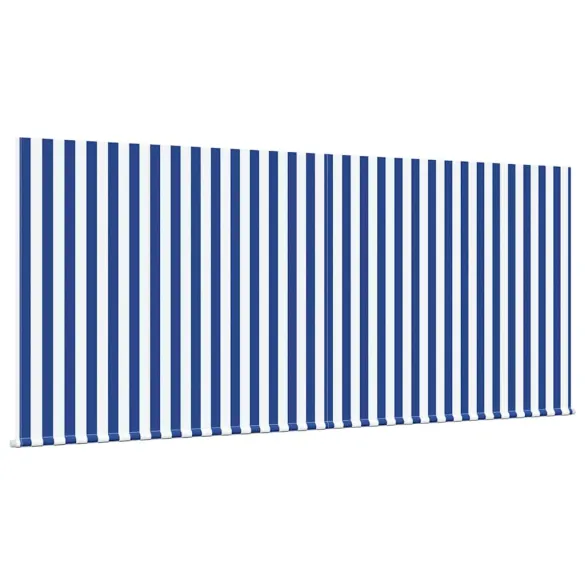 Cortină Retractabilă 300x200 cm - Albastru și Alb | Livrare Gratuită