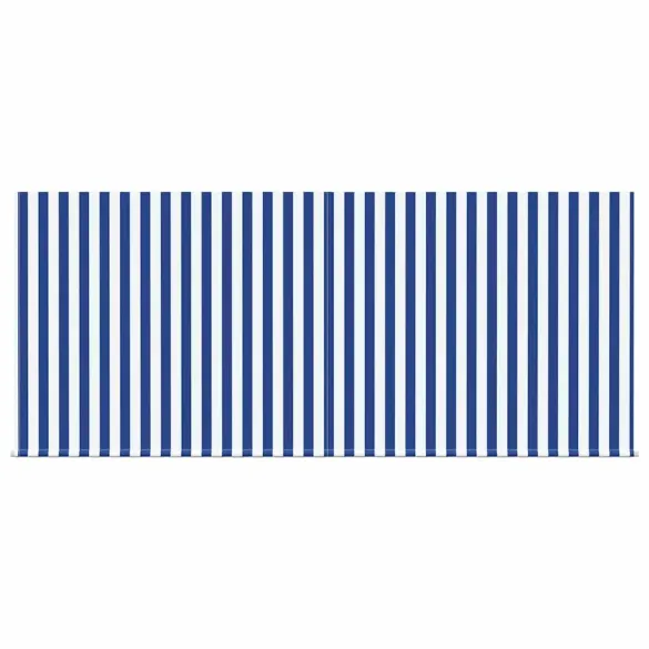 Cortină Retractabilă 300x200 cm - Albastru și Alb | Livrare Gratuită