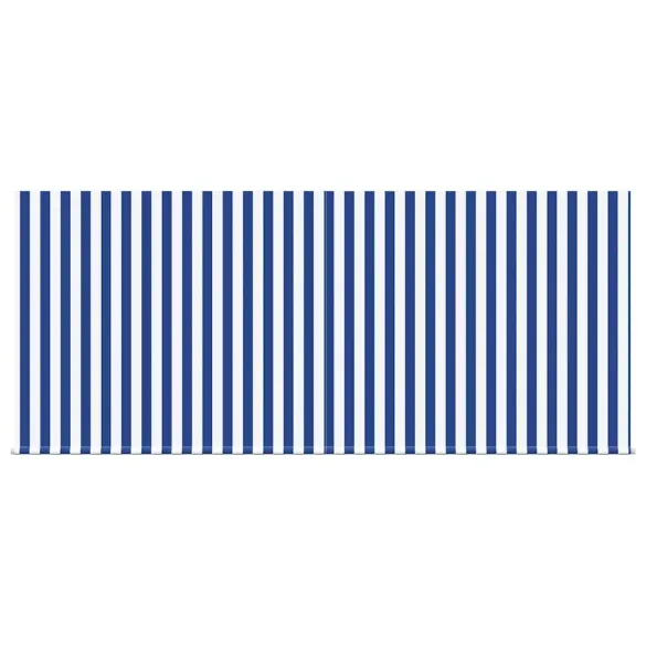 Cortină Retractabilă Albastru-Alb 300x200 cm | Livrare Gratuită