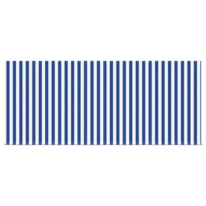 Cortină Retractabilă Albastru-Alb 300x200 cm | Livrare Gratuită
