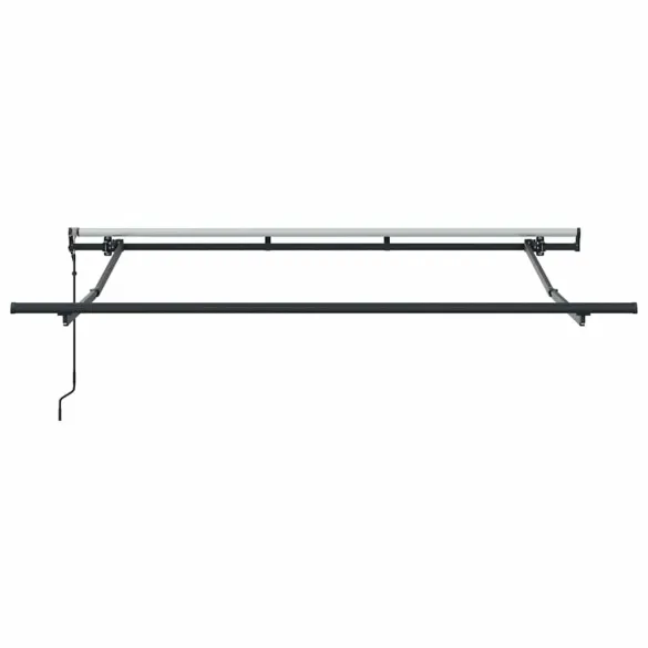 Cortină Retractabilă Albastru-Alb 300x200 cm | Livrare Gratuită