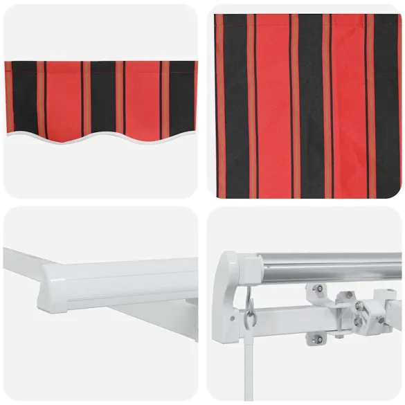 Cortină Retractabilă Multicolor 300x200 cm - Umbră Perfectă