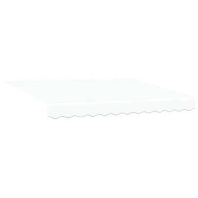 Cortină Retractabilă Manuală Albă 300x200 cm - Umbră Ajustabilă