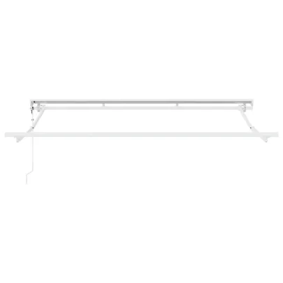 Cortină Retractabilă Manuală Albă 300x200 cm - Umbră Ajustabilă