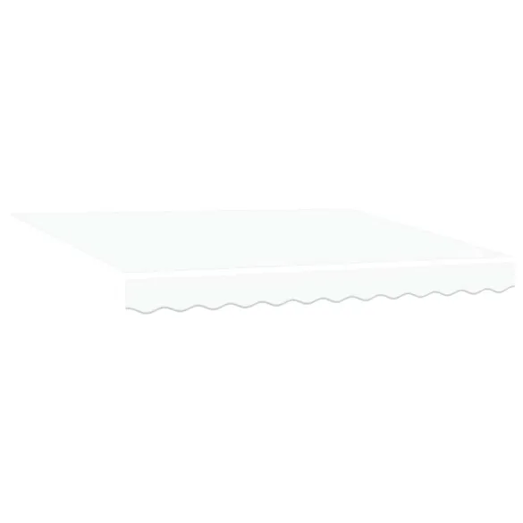Cortină Retractabilă Albă 300x200 cm Poliester - Aluminiu
