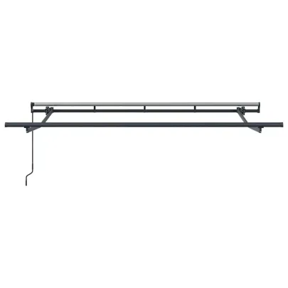 Cortină Retractabilă Albă 300x200 cm - Poliester și Aluminiu