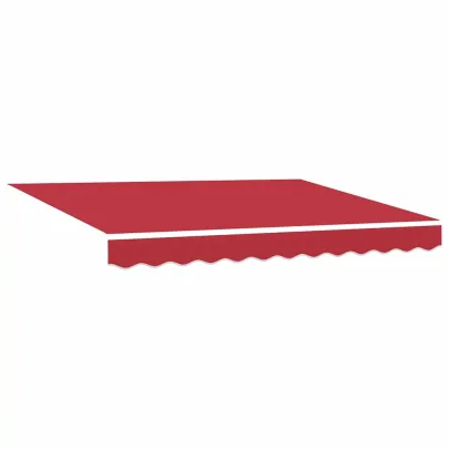 Cortină Retractabilă Roșu 300x200 cm Poliester - Aluminiu