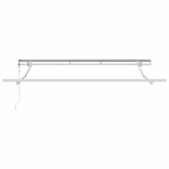 Cortină Retractabilă Verde-Alb 300x200 cm - Ușoară