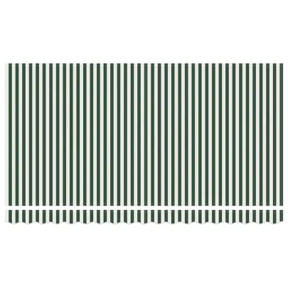 Cortină Retractabilă Verde-Alb 400x200cm | Livrare Gratuită