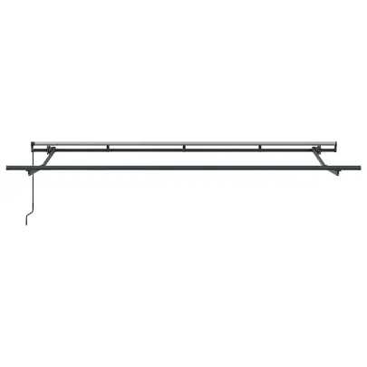 Cortină Retractabilă Verde-Alb 400x200cm | Livrare Gratuită