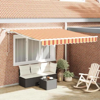 Cortină Retractabilă Exterioară cu LED | 300x250 cm