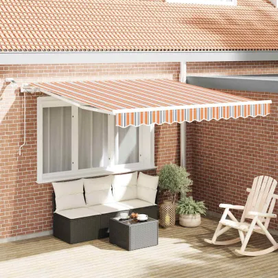 Cortină Retractabilă Multicolor 300x250 cm cu LED