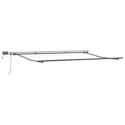 Cortină Retractabilă Manuală Multicolor 400x350 cm - Umbră Exterioară