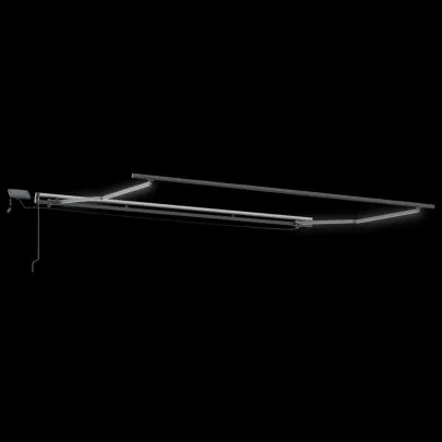Cortină Retractabilă Manuală Multicolor 400x350 cm - Umbră Exterioară