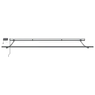 Cortină Retractabilă Manuală Multicolor 400x350 cm - Umbră Exterioară