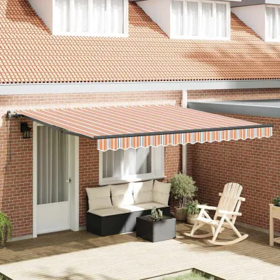 Cortină Retractabilă Multicolor 400x350 cm - Telecomandă