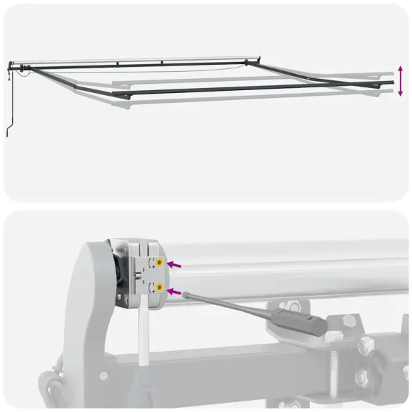 Cortină Retractabilă Multicolor 400x350 cm - Comandă Online