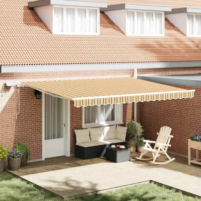Cortină Retractabilă Manuală 450x350 cm - Multicolor