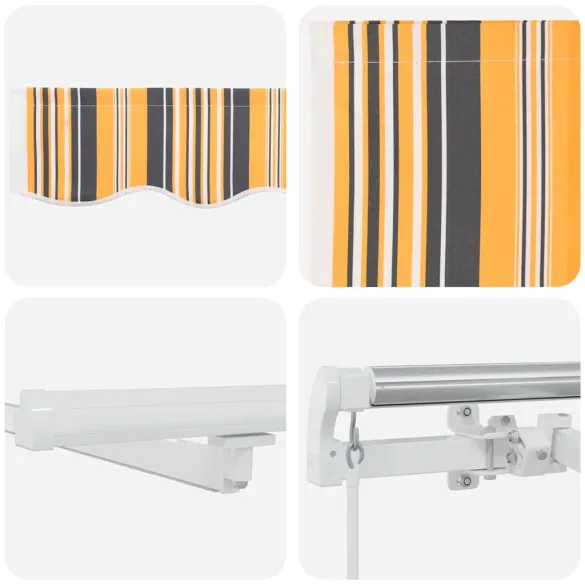 Cortină Retractabilă Manuală 450x350 cm - Multicolor