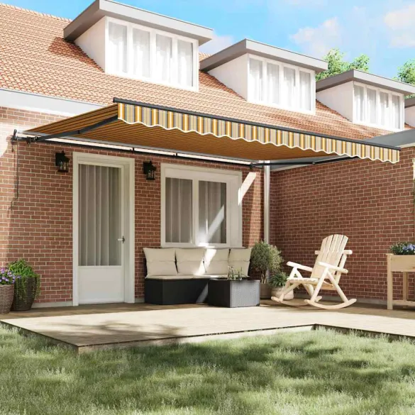 Cortină Retractabilă Multicolor 450x350 cm - Telecomandă