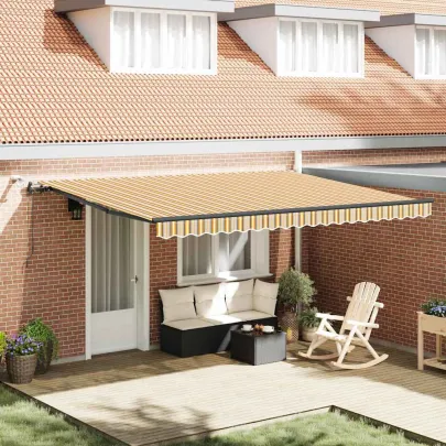 Cortină Retractabilă Multicolor 450x350 cm - Telecomandă