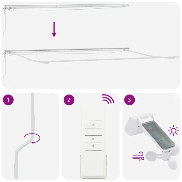 Cortină Retractabilă Multicolor 6x3.5m cu LED | Livrare Gratuită