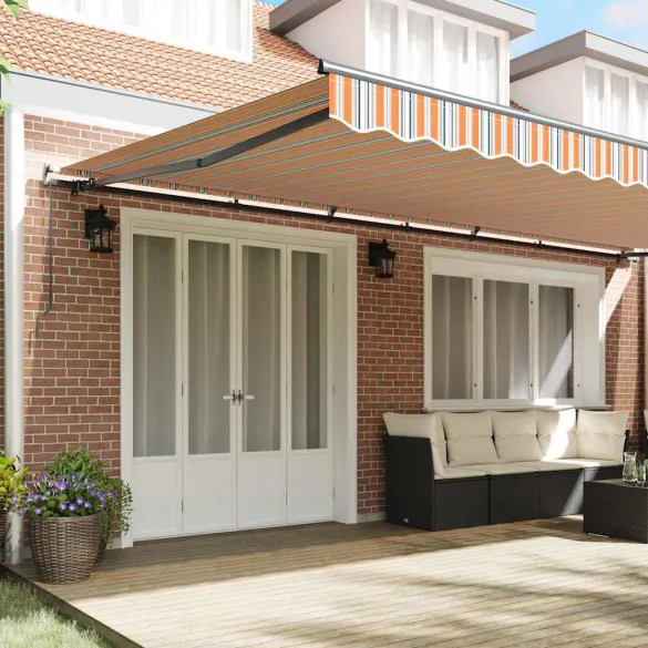 Cortină Retractabilă Manuală 600x350 cm - Protecție Soare