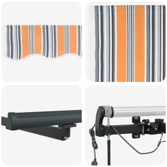 Cortină Retractabilă Multicolor 6x3.5m - Livrare Gratuită