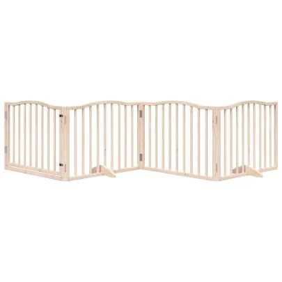 Poartă Câini Pliabilă Lemn Plop - 320 cm - Livrare Gratuită