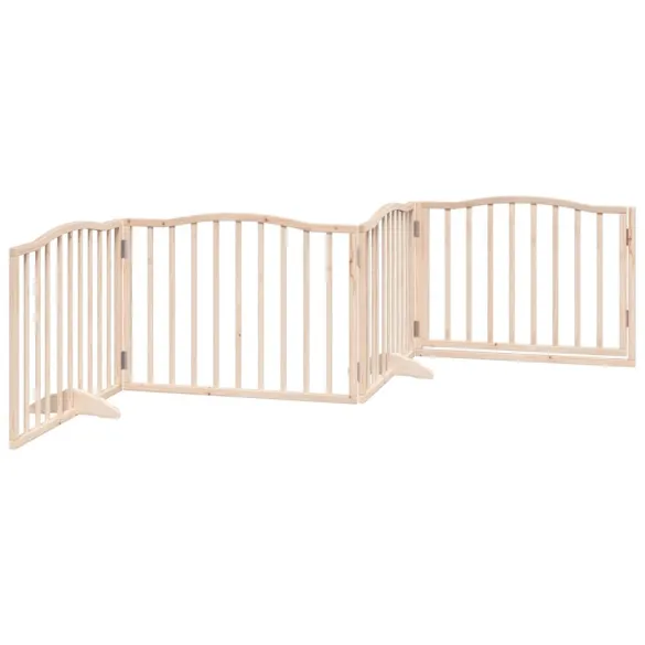 Poartă Câini Pliabilă Lemn Plop - 320 cm - Livrare Gratuită