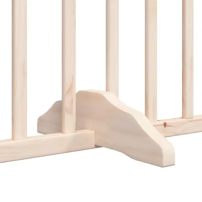 Poartă Câini Pliabilă Lemn Plop - 320 cm - Livrare Gratuită