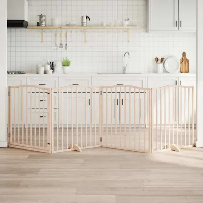 Poartă Câini Pliabilă Lemn - 320 cm - Livrare Gratuită