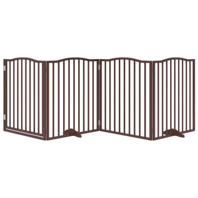 Poartă Câini Pliabilă Lemn Plop - 320 cm - Livrare Gratuită