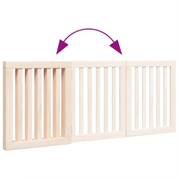 Poartă Pliabilă pentru Câini din Lemn - 150 cm - Livrare Gratuită