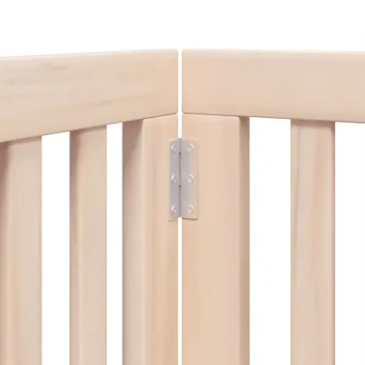 Poartă Câini Pliabilă Lemn - 300cm cu Ușă | Livrare Gratuită