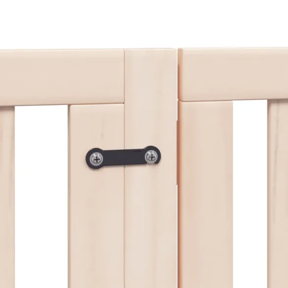 Poartă Câini Pliabilă Lemn - 300cm cu Ușă | Livrare Gratuită