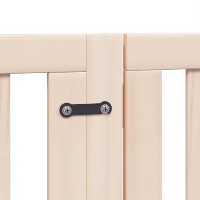 Poartă Câini Pliabilă Lemn - 300cm cu Ușă | Livrare Gratuită